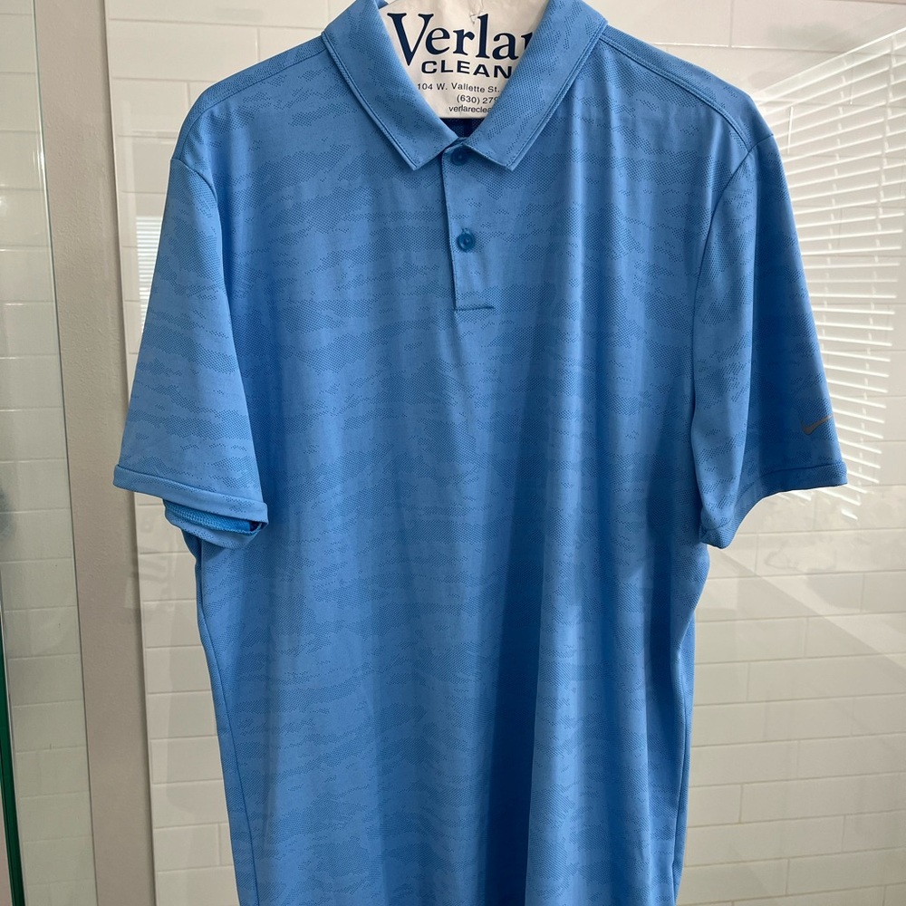 Nike Light Blue Men's Polo Shirt